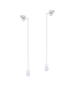 Dangling Chain Silver Earring STC-2225
